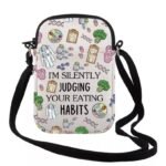 Dietitian thank you crossbody bag designed as an appreciation gift for dietitians and nutrition professionals